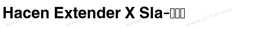 Hacen Extender X Sla字体转换
